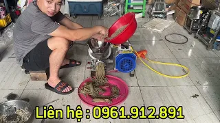 Máy đùn thịt 12 gang ép cám viên 2mm nuôi chim cực kỳ hiệu quả | 0961912891