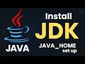 How to Download and Install Java JDK on Windows 11 Set PATH and JAVA - HOME Variables