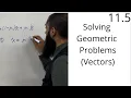 Edexcel AS Level Maths 11 5 Solving Geometric Problems Vectors - Parallelogram and Ratios