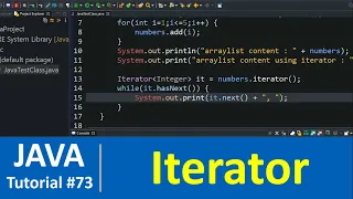 Java Tutorial - Java Iterator Interface with Examples