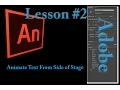 Adobe Animate CC Lesson - Animate Text From Side of Stage