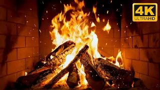 The MOST Realistic FIREPLACE With Real WOOD Fire With AUTHENTIC Crackles For EMOTIONAL Balance 