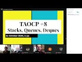 Stacks Queues and Deques - TAOCP Meetup