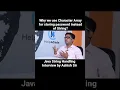 Why use character array for storing password instead String class