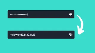 Password Toggle Using HTML CSS JavaScript