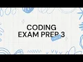 PART 2 Exam Prep - Lesson 3 PYTHON if elif else for while ENGINEERING 1P13