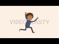 Black Man Running Scared Animation MOV GIF