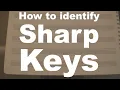 How to identify sharp keys