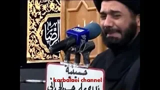 نعي يوم الاربعين  ( يبكي الصخر ) السيد محمد الصافي