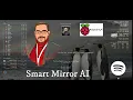 Smart Mirror interface with Raspberry Pi 4 Touchscreen Face Detection Google Assistant