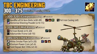 WoW TBC Engineering guide 300-375