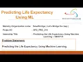Predicting Life Expectancy using Machine Learning