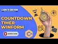 Countdown Timer C Winform Create Your Own Timer in Just Minutes