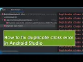 How to Fix duplicate class error in Android Studio Duplicate class kotlin collections jdk8
