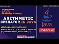 07 Arithmetic Operator in JAVA full Tutorial for Beginners to Advance JAVA Tutorials