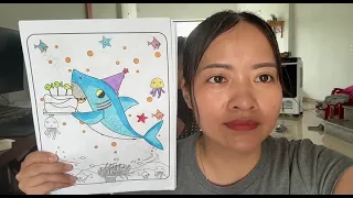 Instructions for coloring super beautiful pictures with teacher Mina episode 86