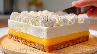 Das perfekte selbstgemachte Dessert ohne Backen oder Mehl, das einfach auf der Zunge zergeht!