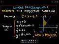 Linear Programming Word Problem - Example 2