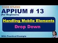 Appium With Java Tutorial 13 Handling Mobile UI Elements Drop Down