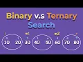 Binary Search v s Ternary Search Python