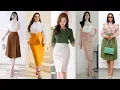 Lagu β€οΈπ»ββοΈOffice Skirt and Blouse Styles | Office Up and Down outfits | Office Wear For Women