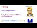 String Compression III LeetCode 3163 String