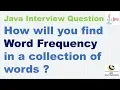How will you find Word Frequency in a collection of words
