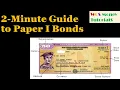 2-Minute Guide to Paper Series I Savings Bonds As of 2025 Paper I Bonds are no longer available