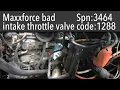 ITVH OCC self test failed spn 3464 fmi 0 code 1288 Bad throttle valve