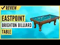 EastPoint Sports Brighton Billiard Table 87-Inch Review