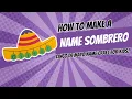 Cinco de Mayo Name Craft
