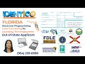 Florida Out of State Fingerprint Card Scanning for Level 2 Background Checks Licensing
