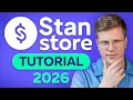 Stan Store Tutorial for Beginners Step by Step