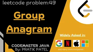 Group Anagrams LeetCode Solution Java Tutorial Code Walkthrough