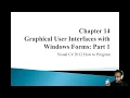 Graphical User Interface Part 1