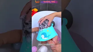 غطاء شامبو الأطفال احفظ الماء بعيد ا عن عيني وأذني طفلك حمام الطفل طفل 