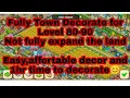 Affordable fully Decorate town for Level 80-above100fields crops