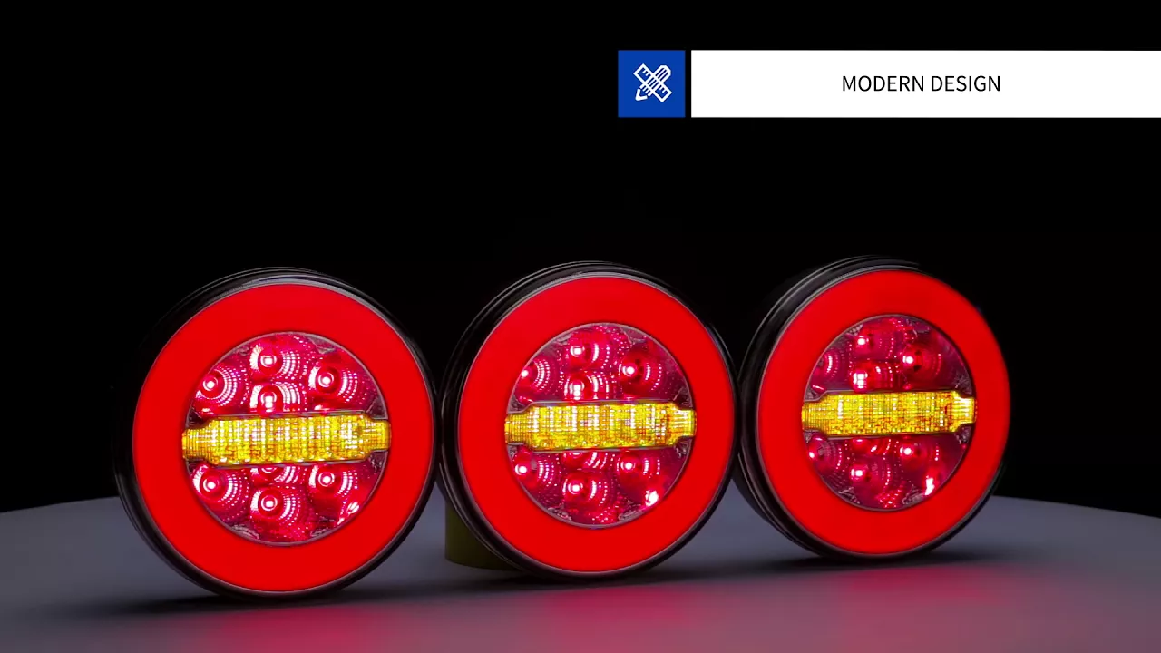 Video: LED achterlicht Y-homologatie zonder kentekenverlichting | 12-36v | 5-PIN | V10C3-840B5