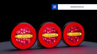 Video: LED achterlicht Y-homologatie zonder kentekenverlichting | 12-36v | 5-PIN | V10C3-840B5