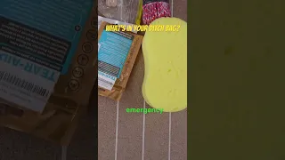 What’s in your ditch bag? #sailing #boating #bluewater #safety #boatlife