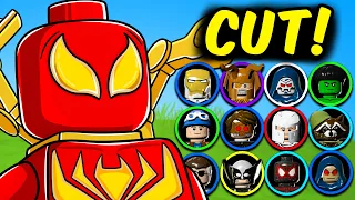 50 DELETED Characters from LEGO Marvel Superheroes!