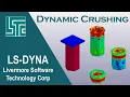 Dynamic Crushing of a Honeycomb Cell in LS-DYNA R11 ls-dyna tutorial