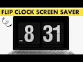 How to Add a Flipclock on Windows 11 Full screen Clock on Window