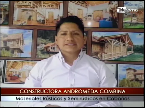 Constructora Andrómeda combina materiales rústicos y semirústicos en cabañas