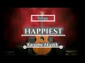 Download Lagu Happiest - Yahya | Original Key (Karaoke Akustik) By ZKaraoke