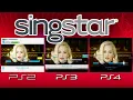 Lagu SingStar: The Evolution from PS2 to PS3 to PS4