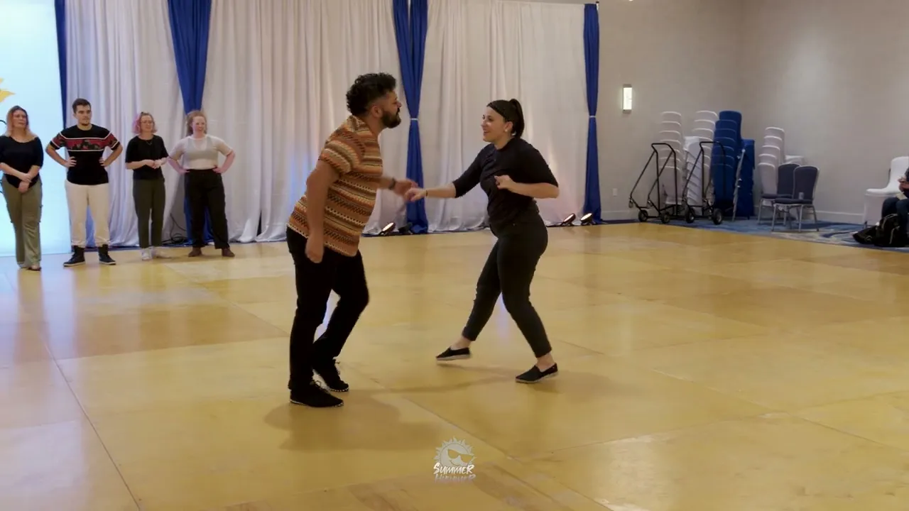 Derek Leyva and Melodie Paletta - 2nd place Switch Jack&Jill Finals - Summer Hummer 2024