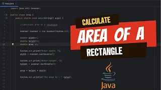 How to calculate Area of a Rectangle in Java 2025