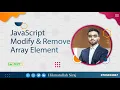 Lec JavaScript Modify Remove Array Elements