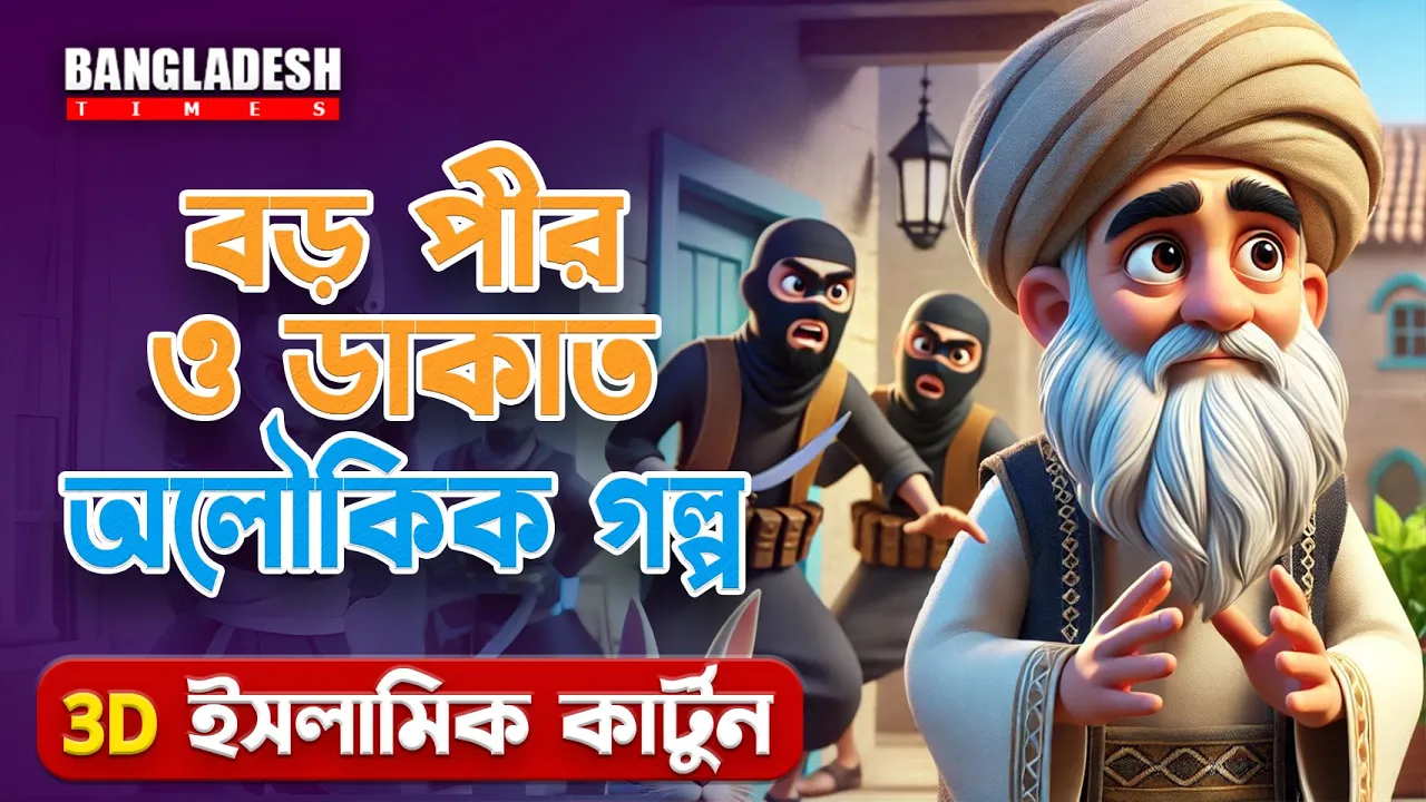 বড় পীর আব্দুল কাদির জিলানী রহঃ এর কাহিনী | প্রতিদিনের ইসলামিক কার্টুন